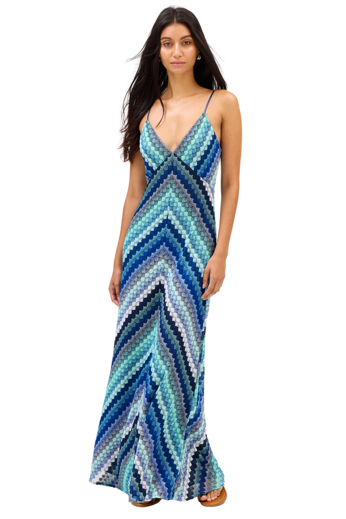 Nellie Dress - Mint Multi
