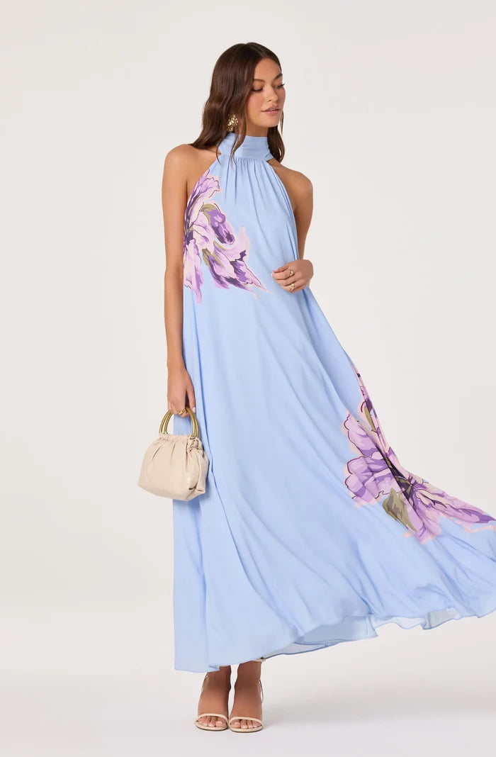 Nesta Halter Maxi Dress