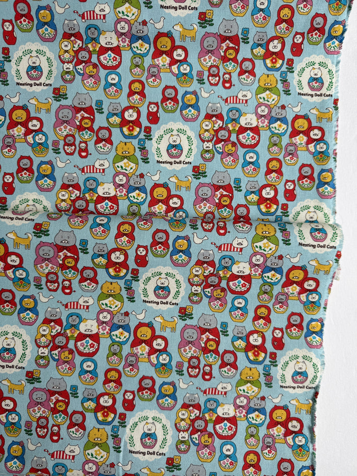 Nesting Doll Cat - Blue - Kobayashi