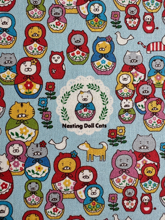 Nesting Doll Cat - Blue - Kobayashi