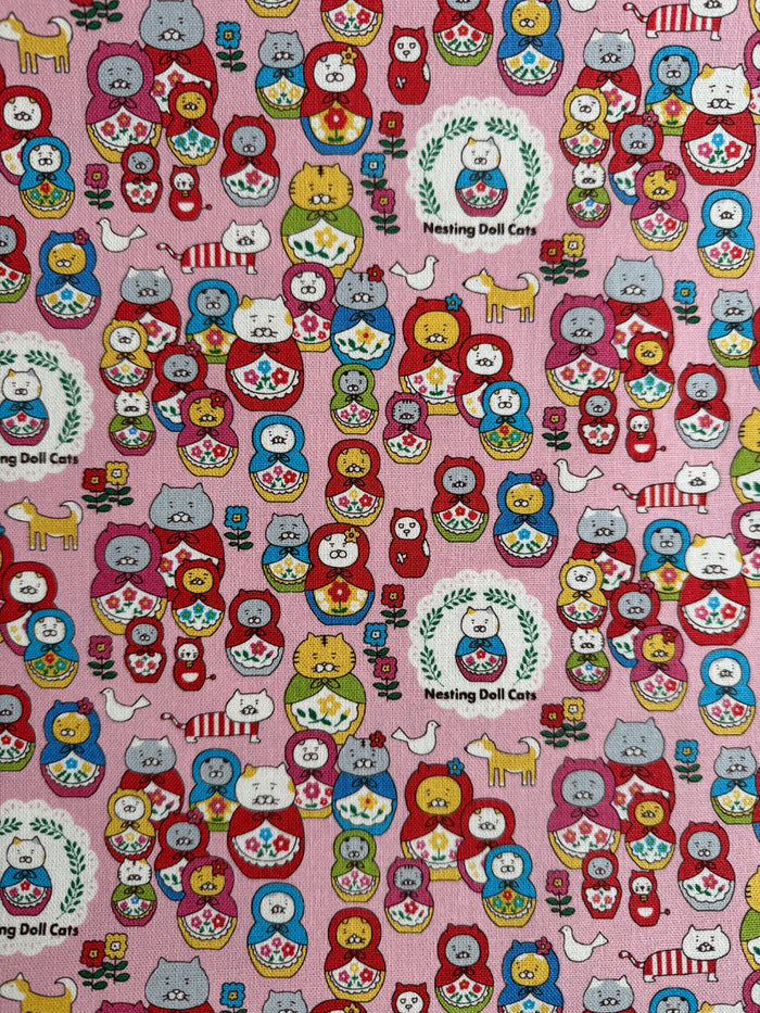 Nesting Doll Cat - Pink - Kobayashi