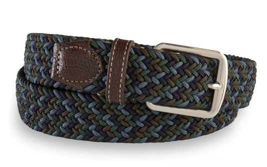 Newport Woven Italian Belt - Dusk Multi