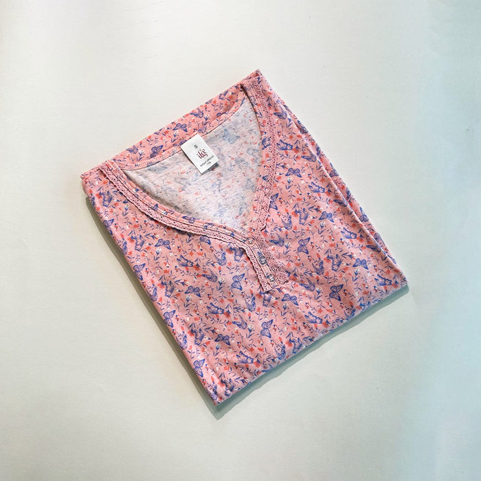 Nighty 714 – Soft Cotton Comfort with Delicate Details