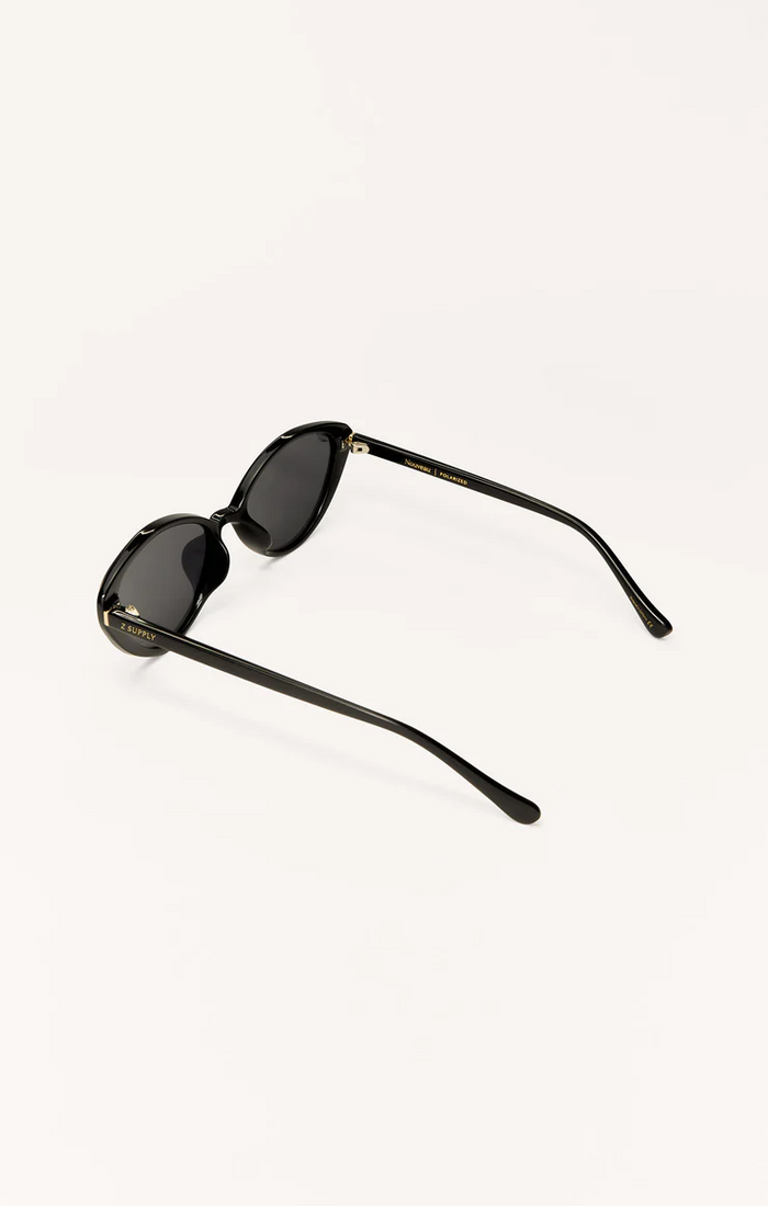 Nouveau Polarized Sunglasses - Polished Black/Grey