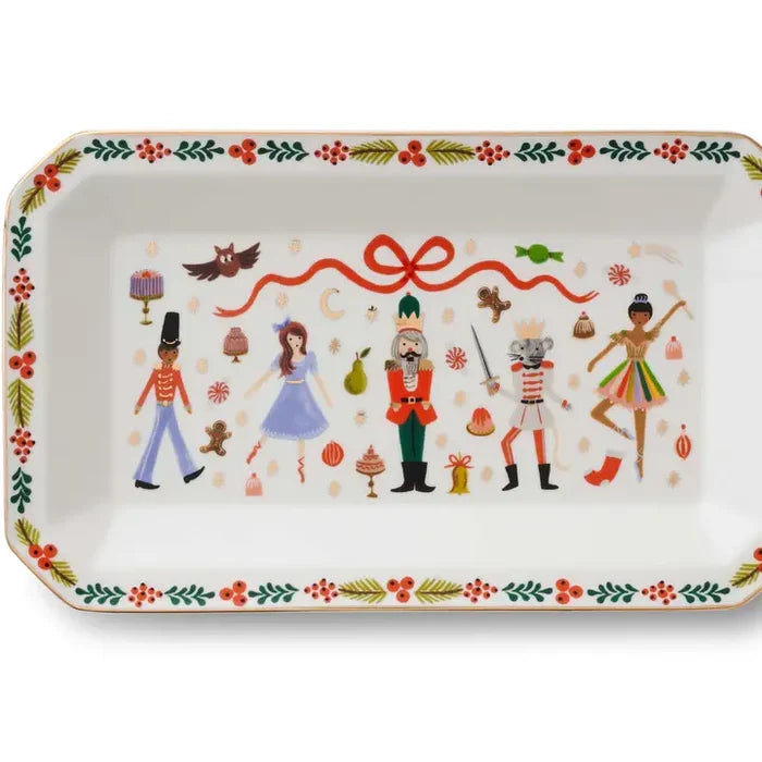 Nutcracker Large Porcelain Catchall Tray