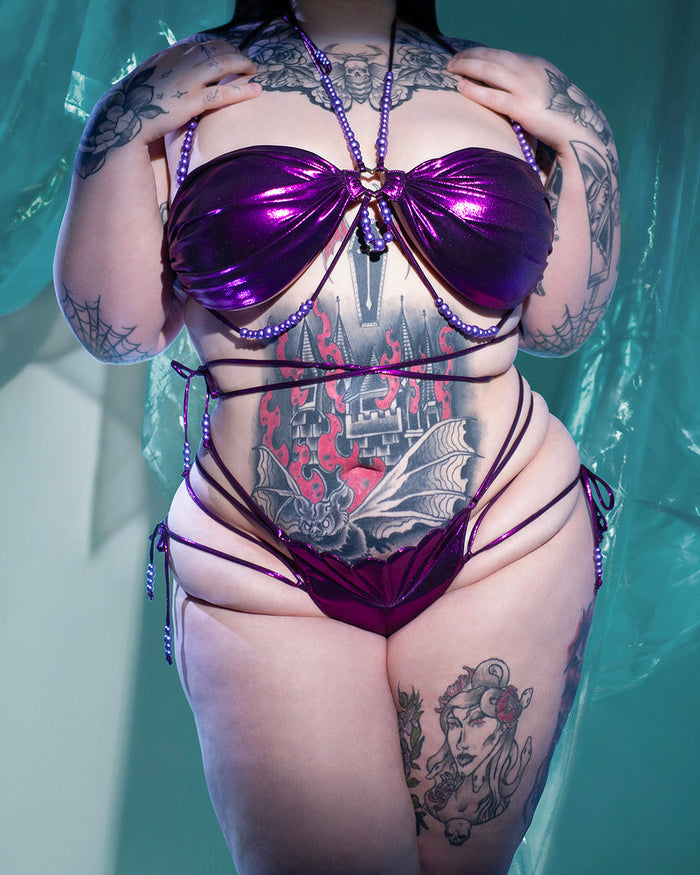 Nymph Swimsuit – Mermaid Shell Bikini Set for Siren Cosplay