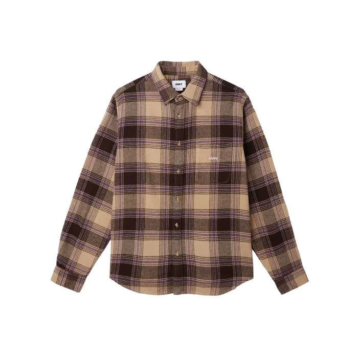 OBEY - ALEX WOVEN LS - IRISH CREAM