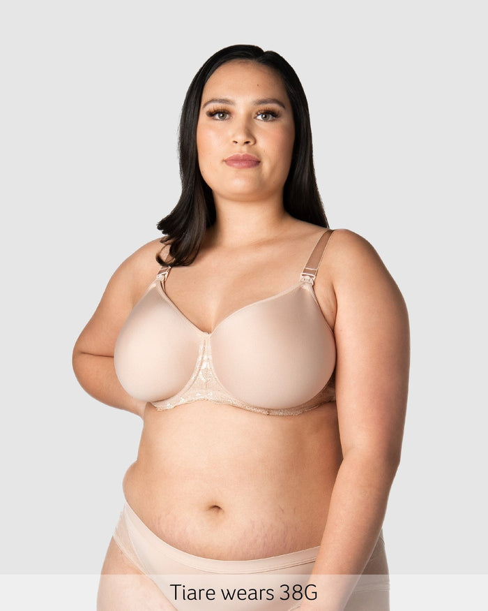 Obsession Contour T-Shirt Nursing Bra - Cashmere