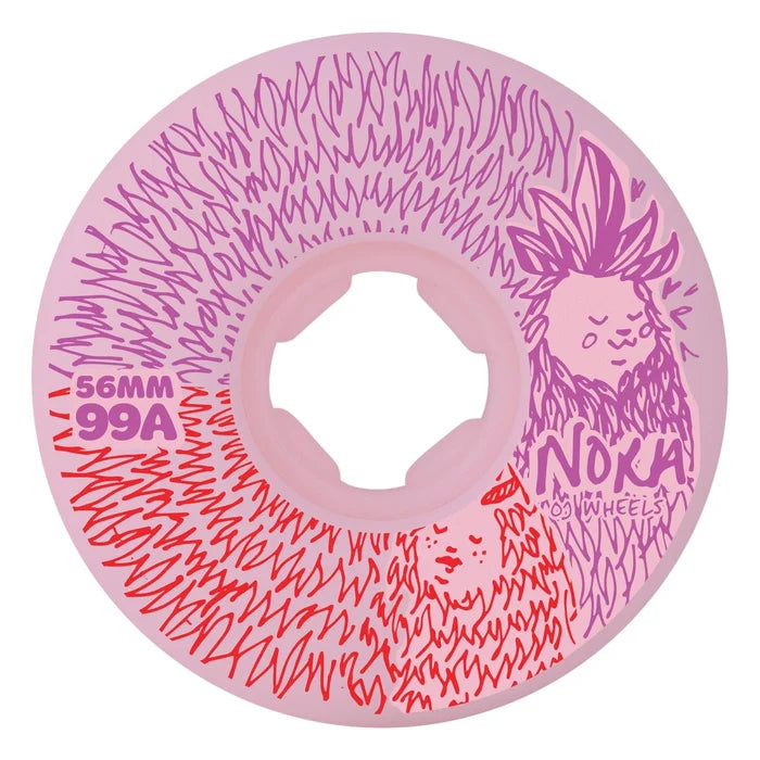 OJS WHEELS - NORA VASCONCELLOS FRIENDS CHUBBIES PURPLE/WHITE 99A 56MM