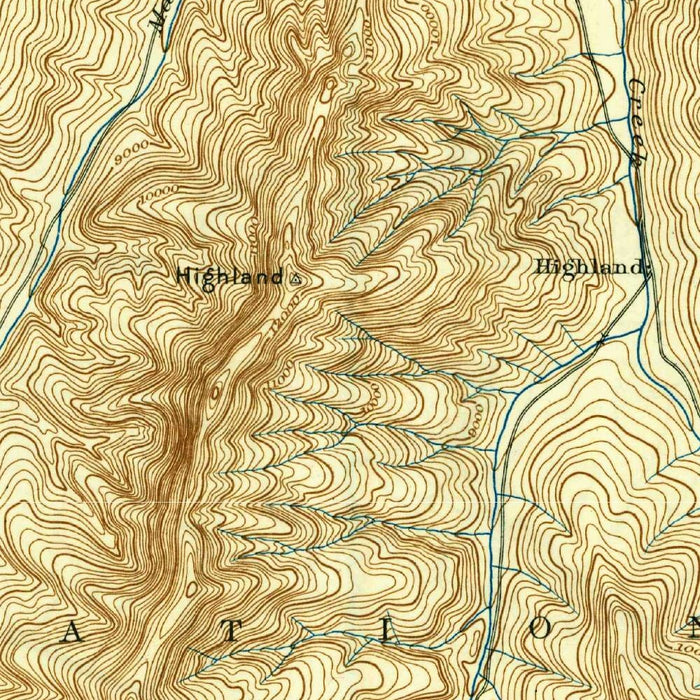 Old Map of Aspen, Colorado by USGS, 1895 – Maroon Bells, Independence Pass & Roaring Fork River
