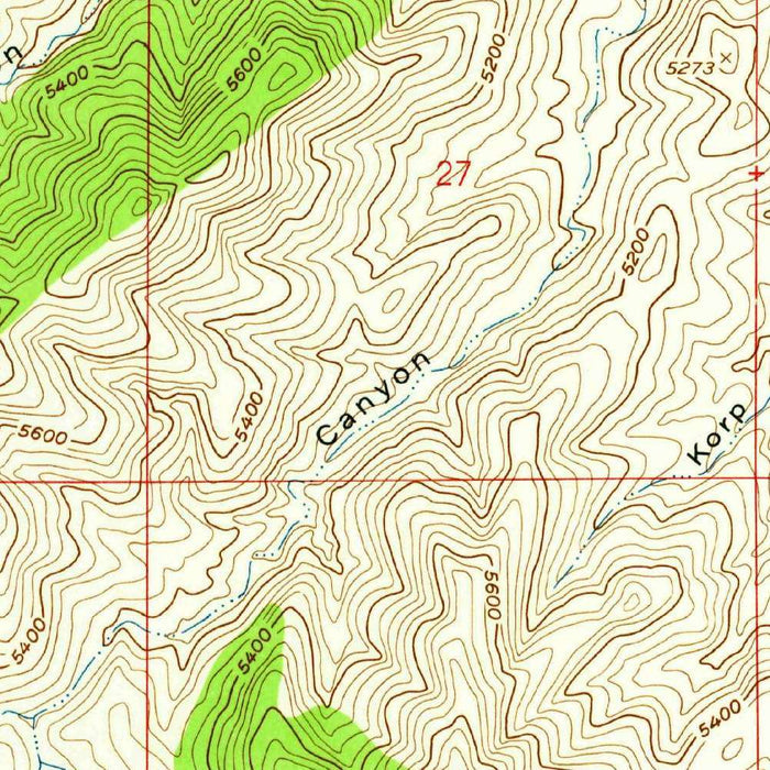 Old Map of Bisbee, Arizona by USGS, 1958 – Mule Mountains & Copper Queen Mine