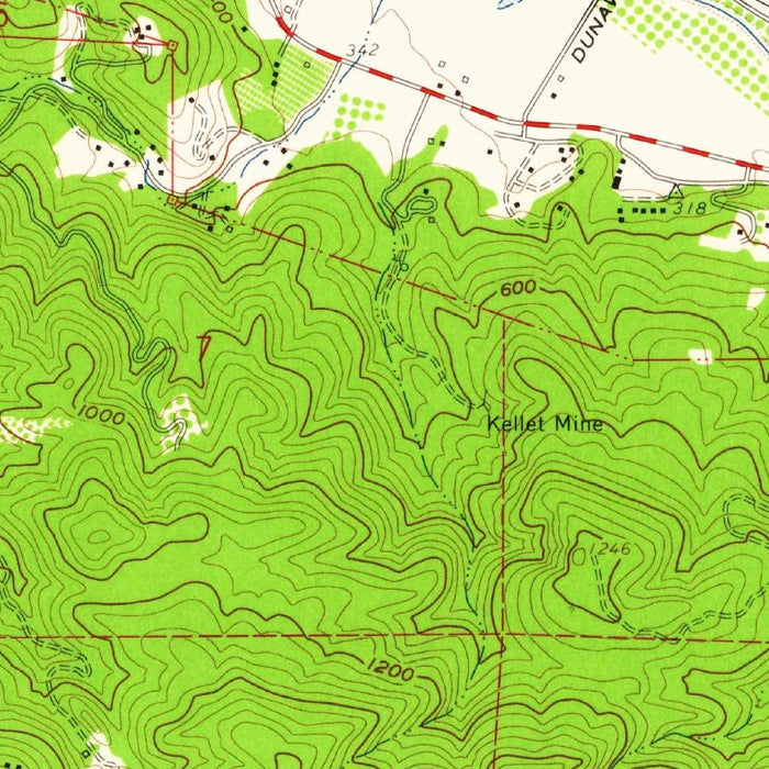 Old Map of Calistoga, California by USGS, 1958 – Napa Valley, Mount St. Helena & Napa River