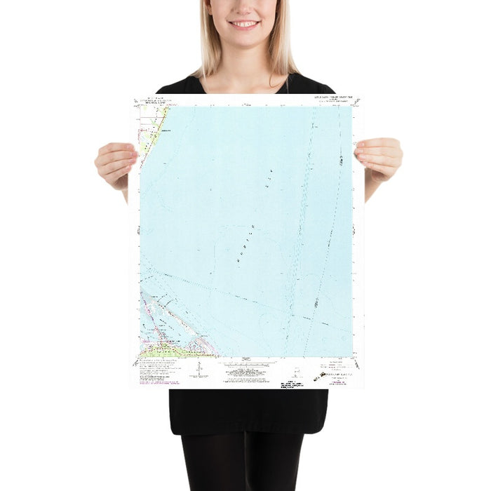 Old Map of Dauphin Island, Alabama by USGS, 1958 – Mobile Bay, Fort Gaines & Alabama Port