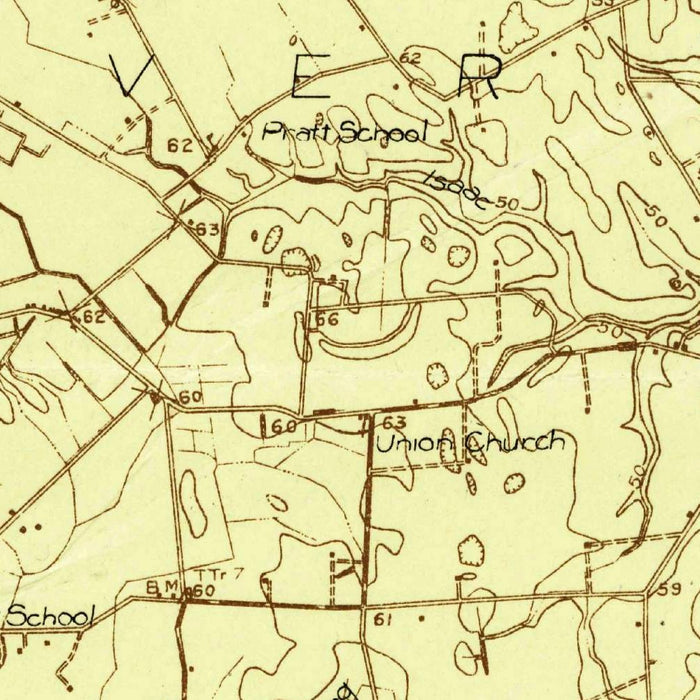 Old Map of Dover, Delaware by USGS, 1926 – Camden, Wyoming & Delaware Bay