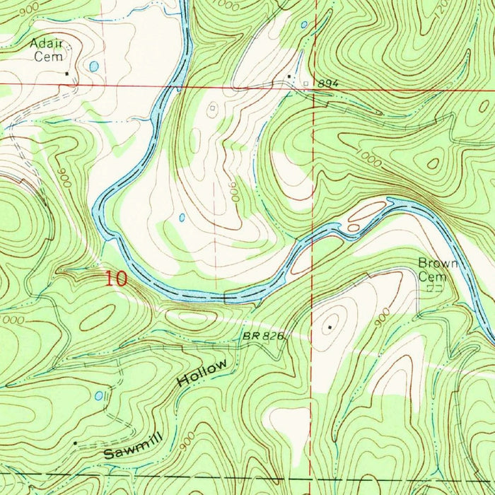 Old Map of Jasper, Arkansas, 1967 by USGS – Buffalo River & Ozark National Forest