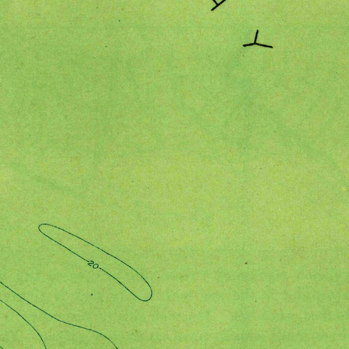 Old Map of Lewes, Delaware by USGS, 1918 – Cape Henlopen, Delaware Bay & Rehoboth Bay
