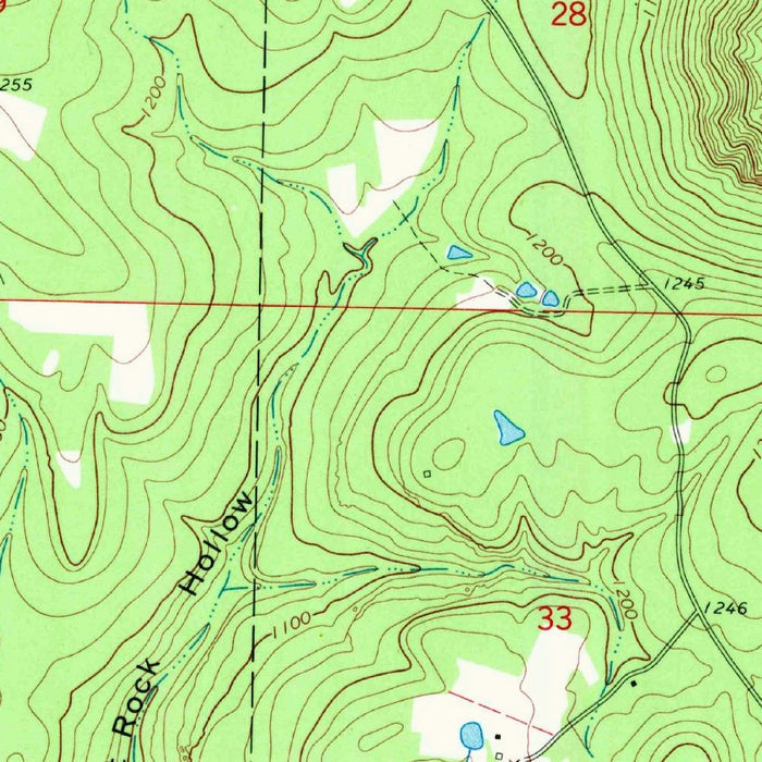 Old Map of Mountain View, Arkansas by USGS, 1969 – Ozark National Forest, White River & Blanchard Springs