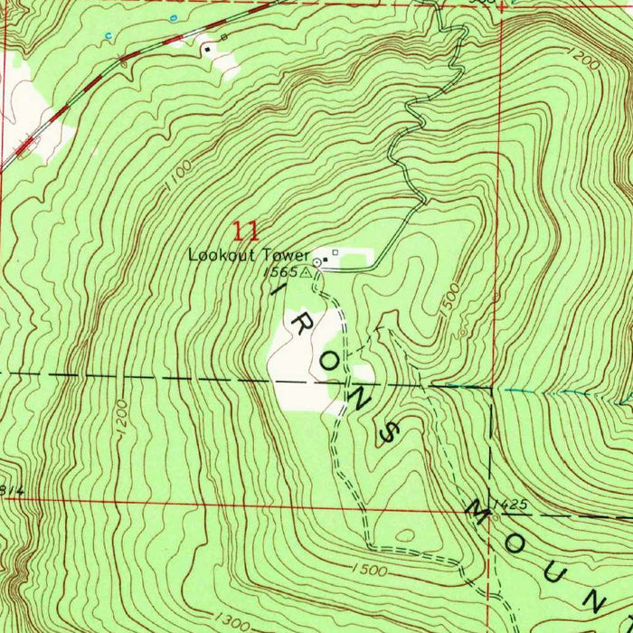 Old Map of Mountain View, Arkansas by USGS, 1969 – Ozark National Forest, White River & Blanchard Springs