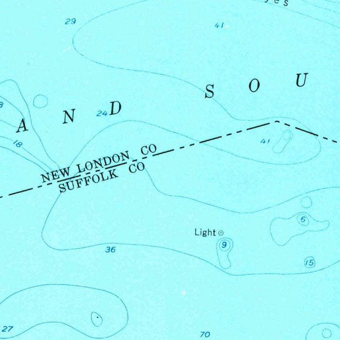 Old Map of Mystic, Connecticut by USGS, 1958 – Stonington, Mystic Seaport & Long Island Sound