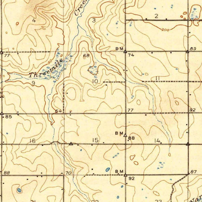Old Map of Orange Beach, Alabama by USGS, 1943 – Gulf of Mexico & Perdido Bay