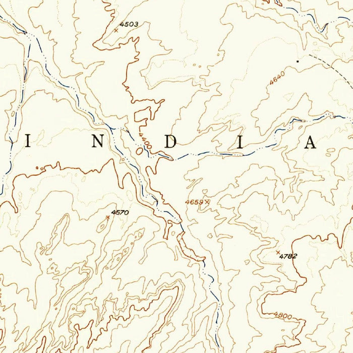 Old Map of Page, Arizona by USGS, 1954 – Glen Canyon, Lake Powell & Colorado River