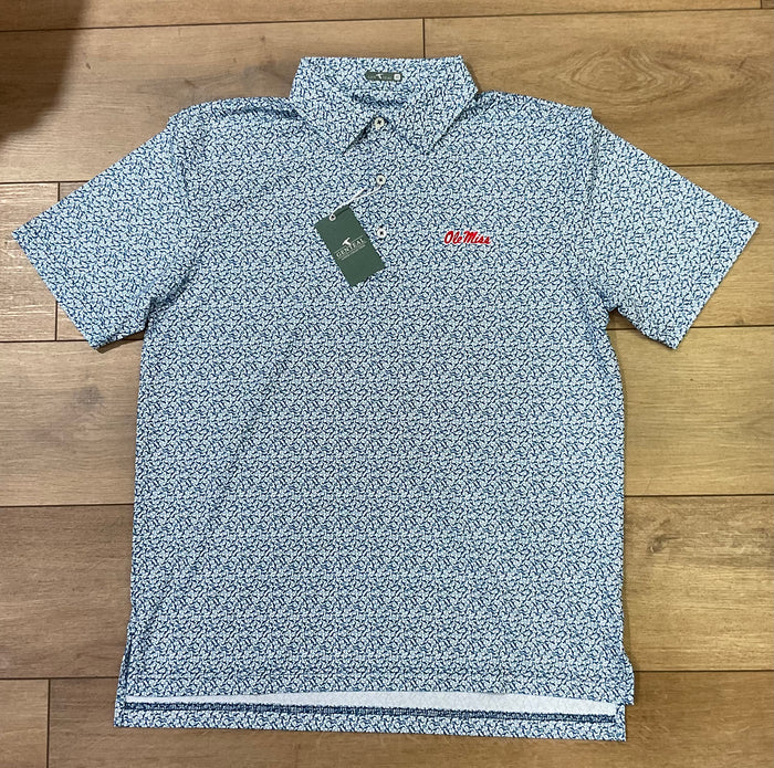 Ole Miss Helmet Havoc Polo - Navy
