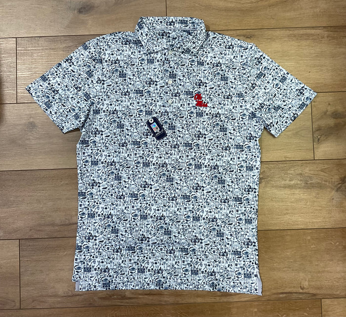 Ole Miss Tailgater Polo - Navy