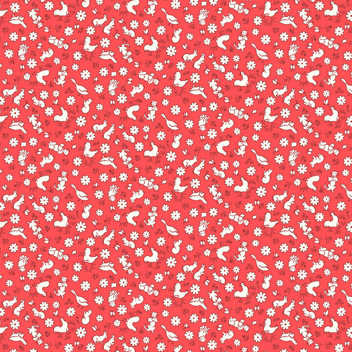One More Chapter - Scarlet - Everything But The Kitchen Sink - RJR Fabrics