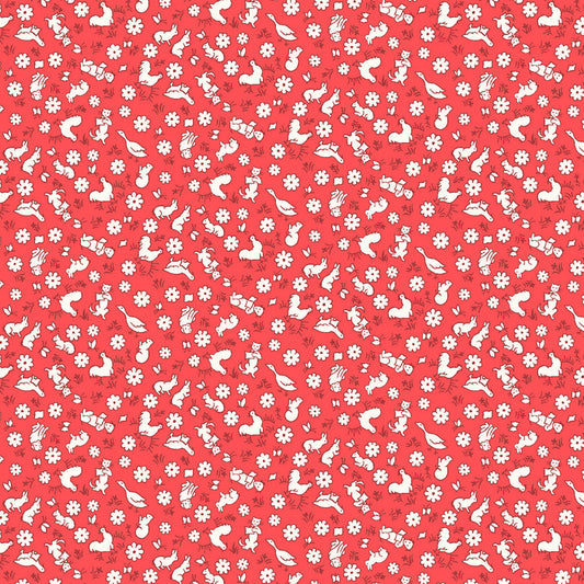 One More Chapter - Scarlet - Everything But The Kitchen Sink - RJR Fabrics