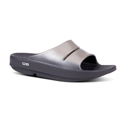 OOFOS Women's OOahh Luxe Slide - Latte