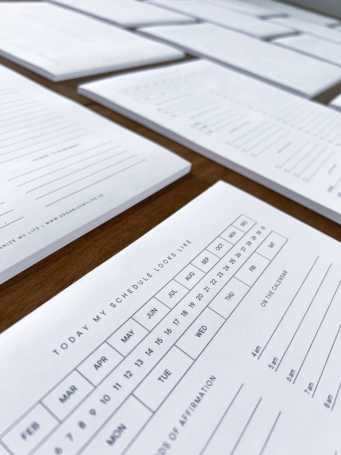 Organize My Daily Plans Notepad