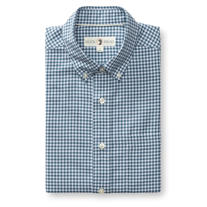 Oxford Cotton Sport Shirt - Stormy Teal