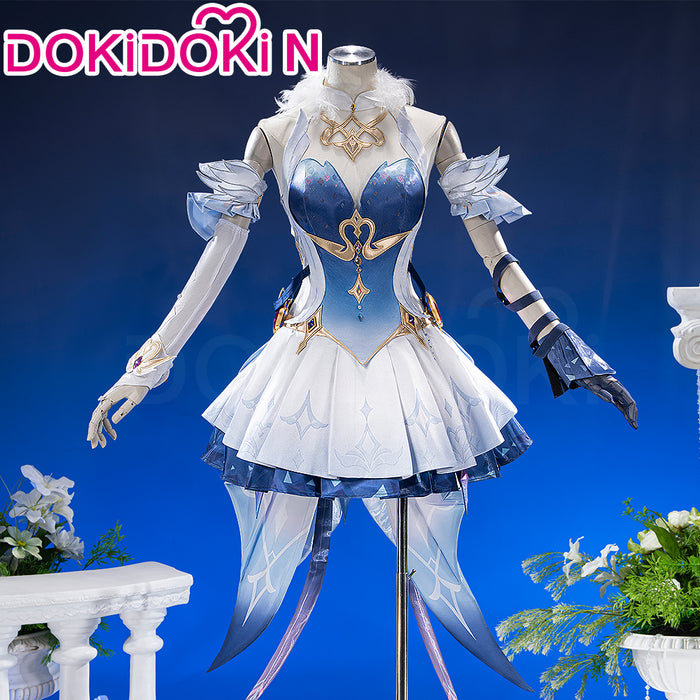【Partial Ready For Ship】【Size S-4XL】DokiDoki-N Game Genshin Impact Cosplay Odette Costume Snezhnaya