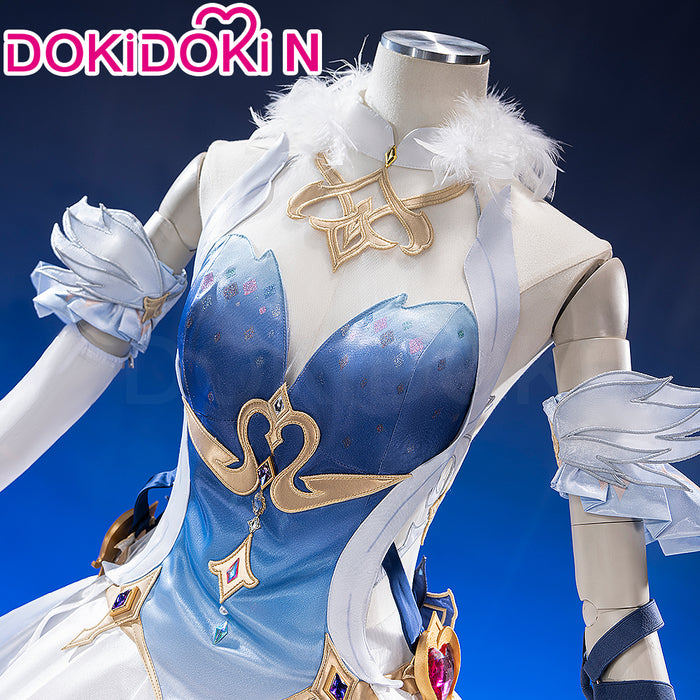 【Partial Ready For Ship】【Size S-4XL】DokiDoki-N Game Genshin Impact Cosplay Odette Costume Snezhnaya