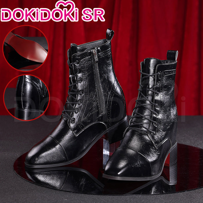 【Partially Ready For Ship】【14CM】DokiDoki Height Increasing Shoes / Elevator Shoes Red Sole Bottom Leather Shoes