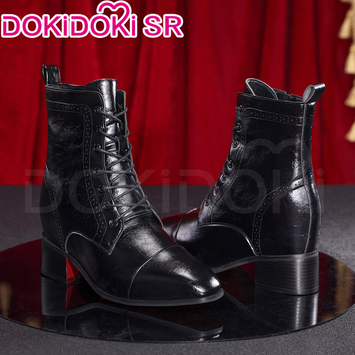 【Partially Ready For Ship】【14CM】DokiDoki Height Increasing Shoes / Elevator Shoes Red Sole Bottom Leather Shoes