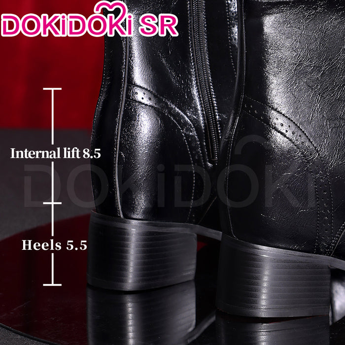 【Partially Ready For Ship】【14CM】DokiDoki Height Increasing Shoes / Elevator Shoes Red Sole Bottom Leather Shoes