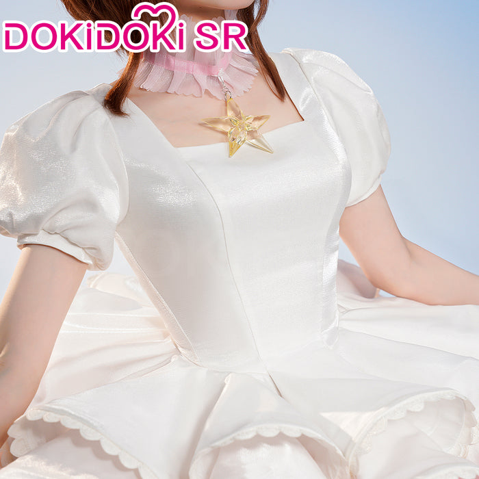 【Partially Ready For Ship】【2.0 Upgrade Ver】DokiDoki-SR Anime Card Captor Sakura Cosplay Kinomoto Sakura Costume Pink White Dress Cardcaptor Sakura