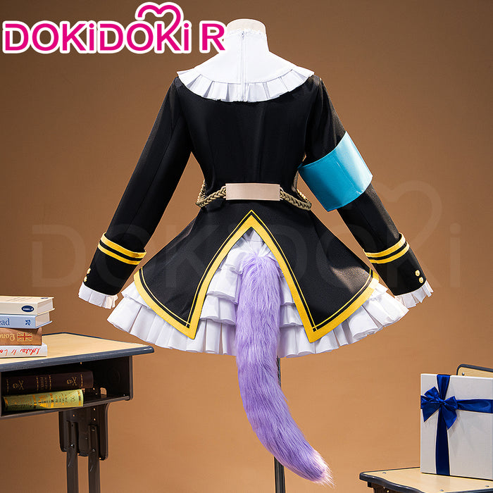 【Partially Ready For Ship】DokiDoki-R Game Cosplay The Final Battle Uniform In Black White