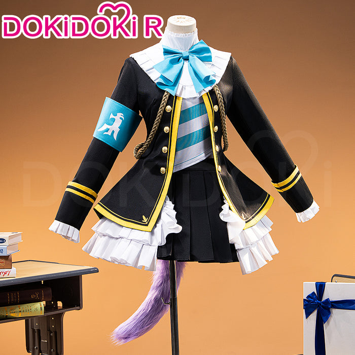 【Partially Ready For Ship】DokiDoki-R Game Cosplay The Final Battle Uniform In Black White