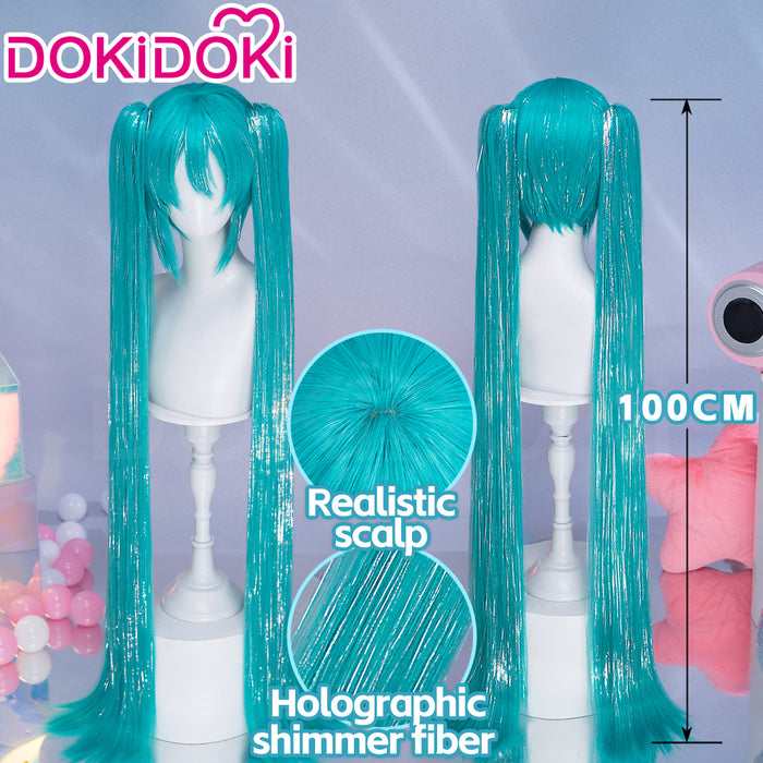 【Holographic Fiber】Green Ver. Wig Only-Ready For Ship