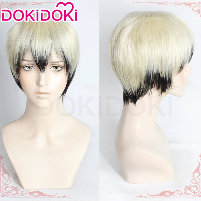 【Partially Ready For Ship】【Size S-2XL】Dokidoki-R Anime Cosplay Black White Costume Japanese Kimono Halloween