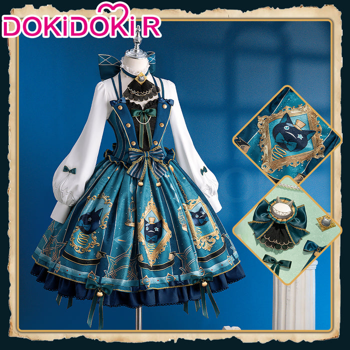 【Partially Ready For Ship】【Size S-2XL】DokiDoki-R Game Genshin Impact Cosplay Lynette Costume Seoul Cafe Collab