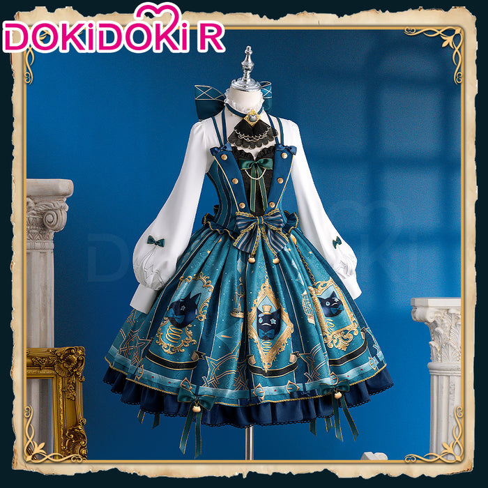 【Partially Ready For Ship】【Size S-2XL】DokiDoki-R Game Genshin Impact Cosplay Lynette Costume Seoul Cafe Collab