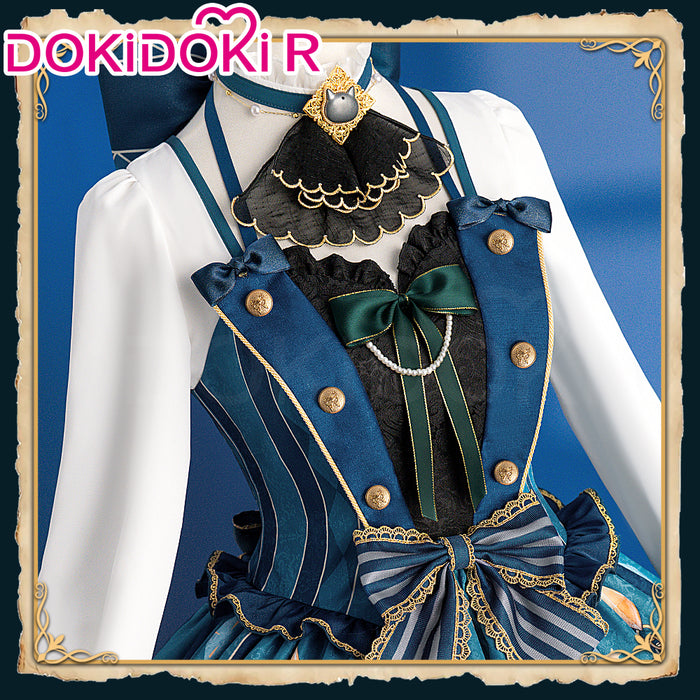 【Partially Ready For Ship】【Size S-2XL】DokiDoki-R Game Genshin Impact Cosplay Lynette Costume Seoul Cafe Collab