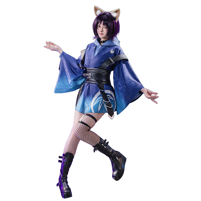 【Partially Ready For Ship】【Size XS-2XL】DokiDoki-R Anime Cosmic Princess Kaguya! Cosplay Iroha Costume / Ear / Tail