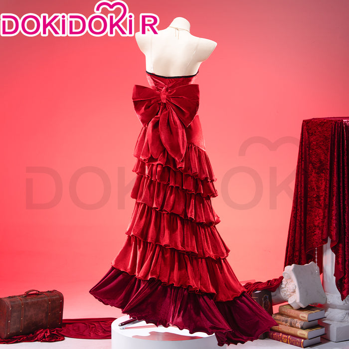 【Partially Ready For Ship】【Size XS-3XL】DokiDoki-R Game Cosplay Costume Red Dress Gorgeous