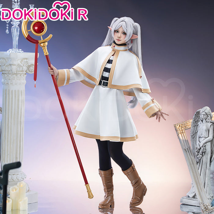 【Partially Ready For Ship】【Size XS-XL】DokiDoki-R Anime Cosplay Costume White Cape Gold Trim Casual Wear