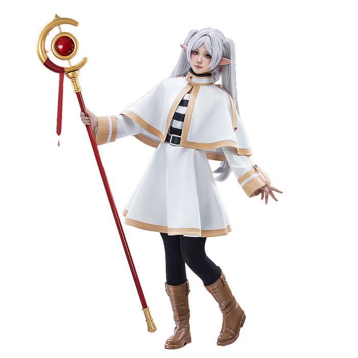 【Partially Ready For Ship】【Size XS-XL】DokiDoki-R Anime Cosplay Costume White Cape Gold Trim Casual Wear