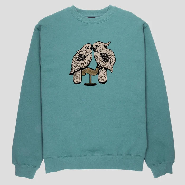 PASSPORT - NESTING SWEATER (WASHED OUT TEAL)